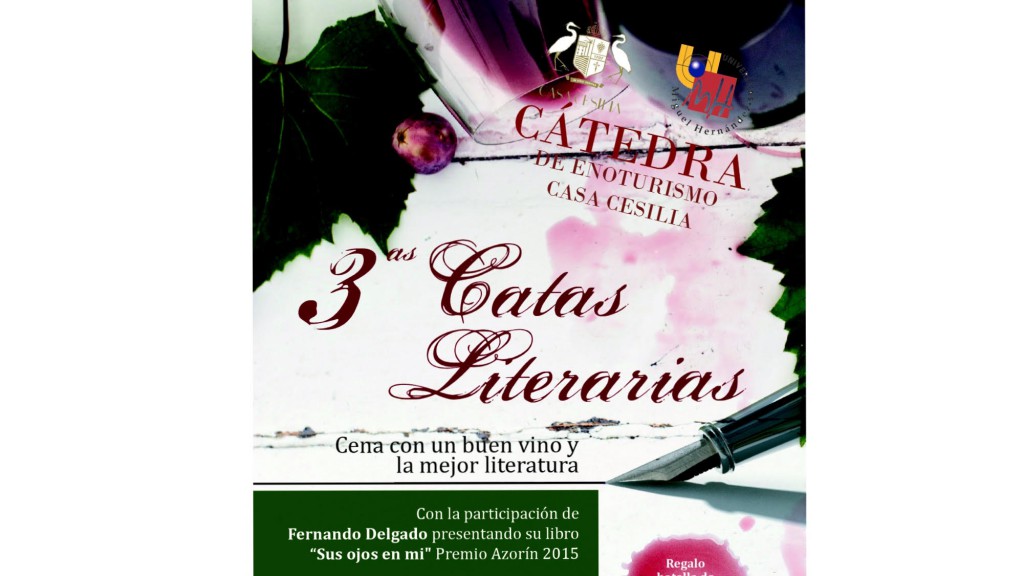 LA CATEDRA COLABORA CON LA 3 EDICION DE LAS CATAS LITERARIAS