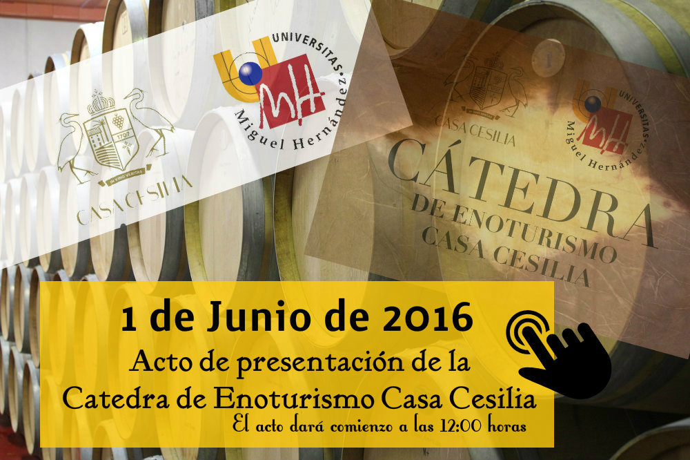 Puesta de largo de la Cátedra Casa Cesilia de Enoturismo de la UMH
