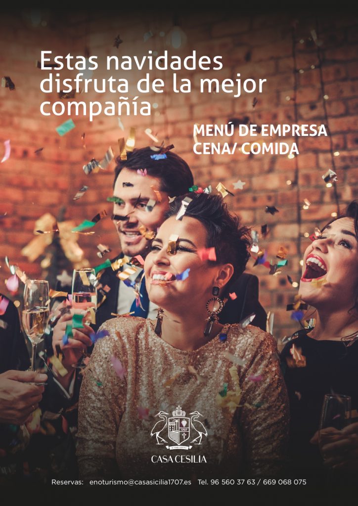 Casa cesilia menú de empresa Navidad