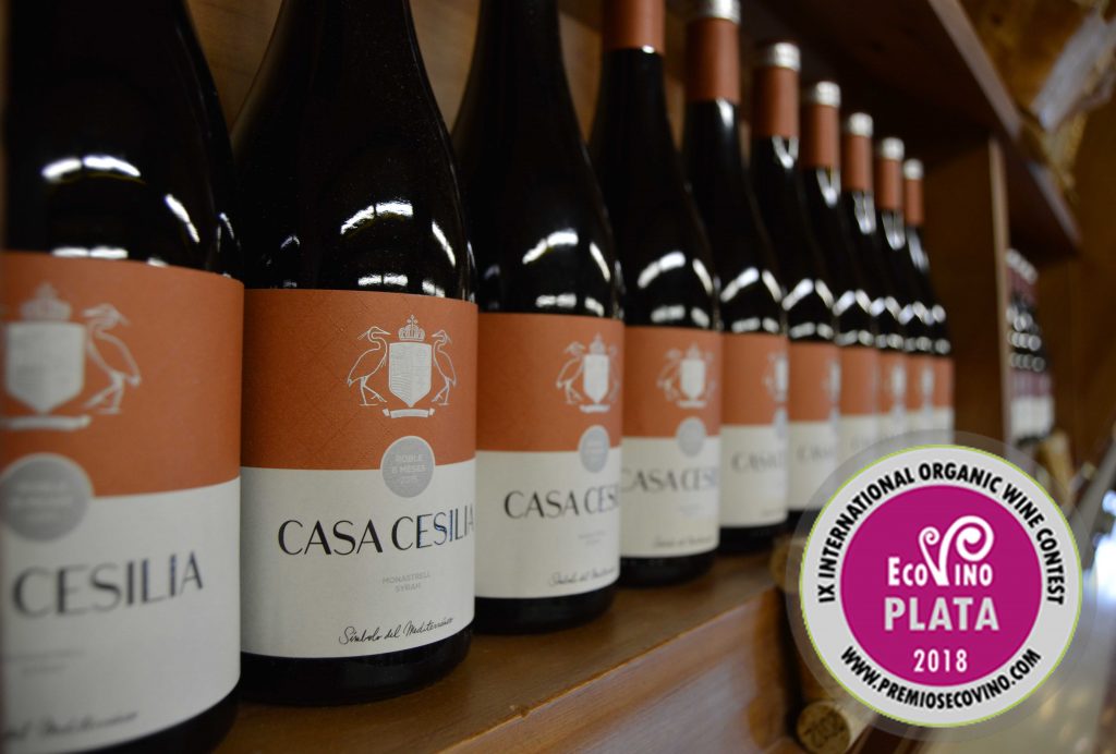 Casa Cesilia Roble Premios Ecovino 2018