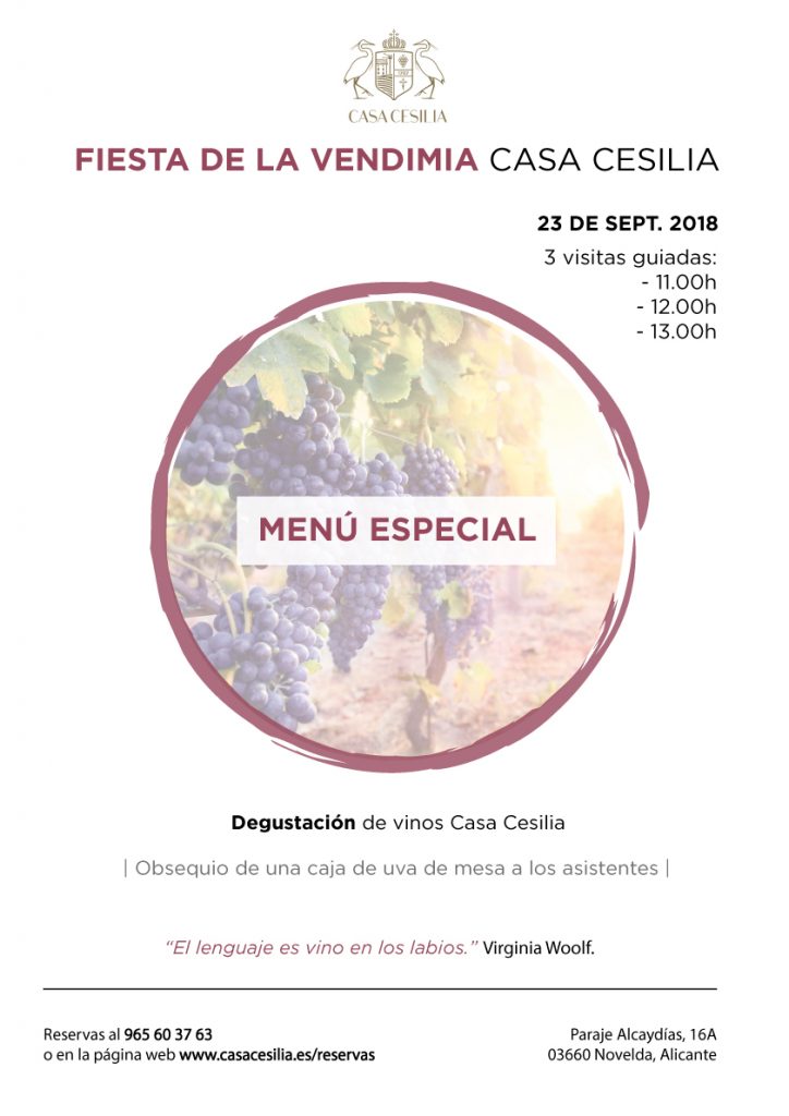 Fiesta de la Vendimia Casa Cesilia 2018