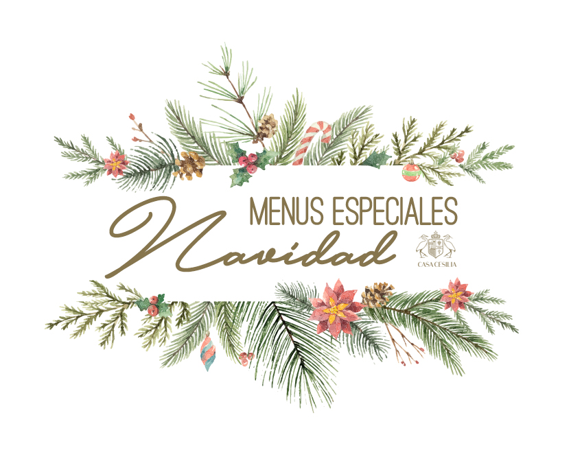 Menus especiales de Navidad en Casa Cesilia