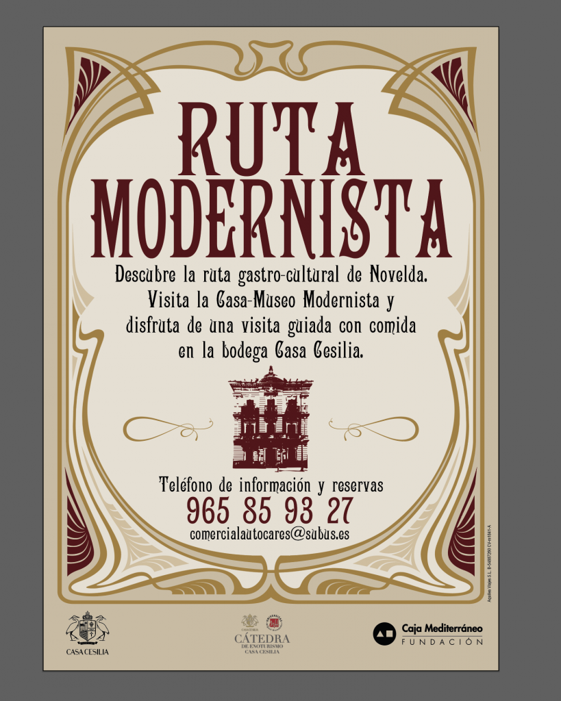 Vectalia y la Fundación Caja Mediterráneo lanzan la Ruta Modernista de Novelda