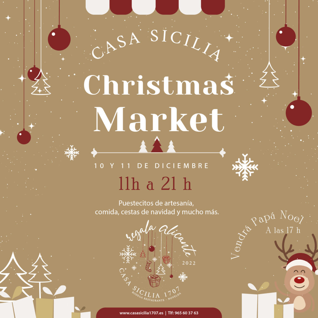 ¡Christmas Market en Casa Sicilia!