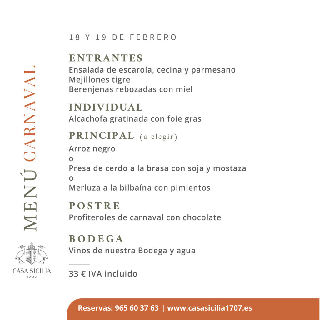 CARNAVAL EN CASA SICILIA