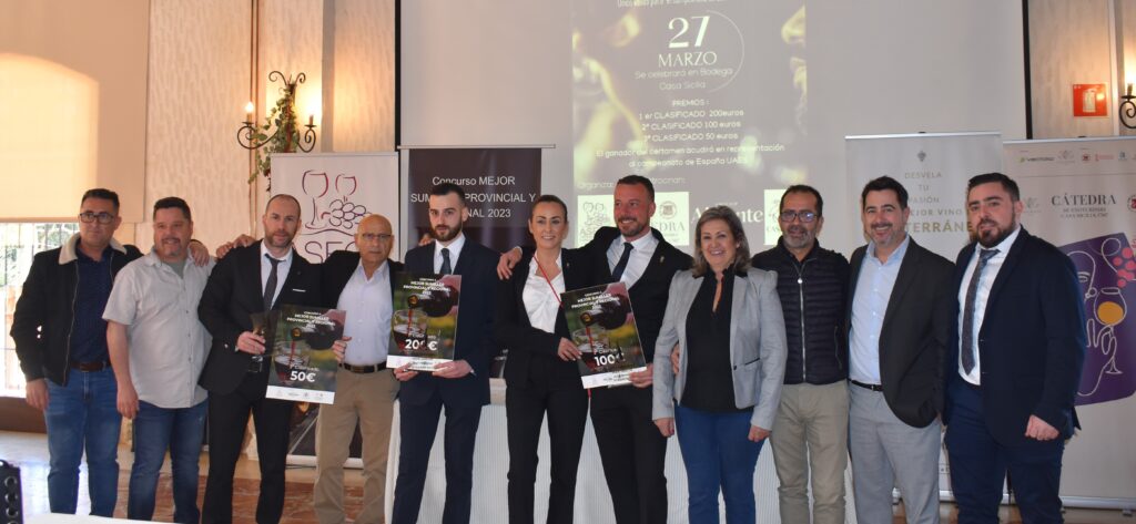 Fernando Moret Mayo, sumiller del restaurante Ambivium, se impone en el Concurso de Sumillers de la provincia de Alicante