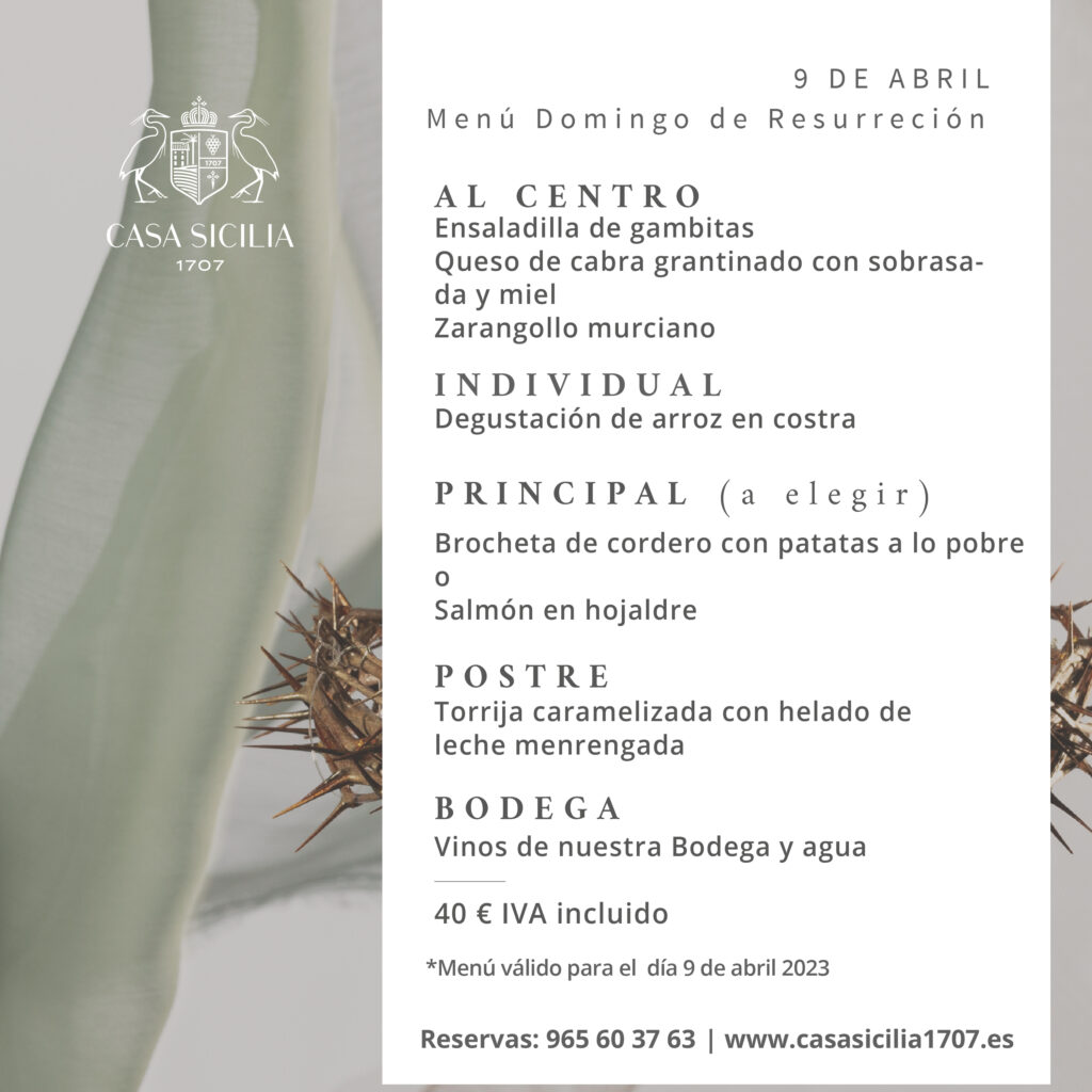 Domingo de Pascua entre viñedos.