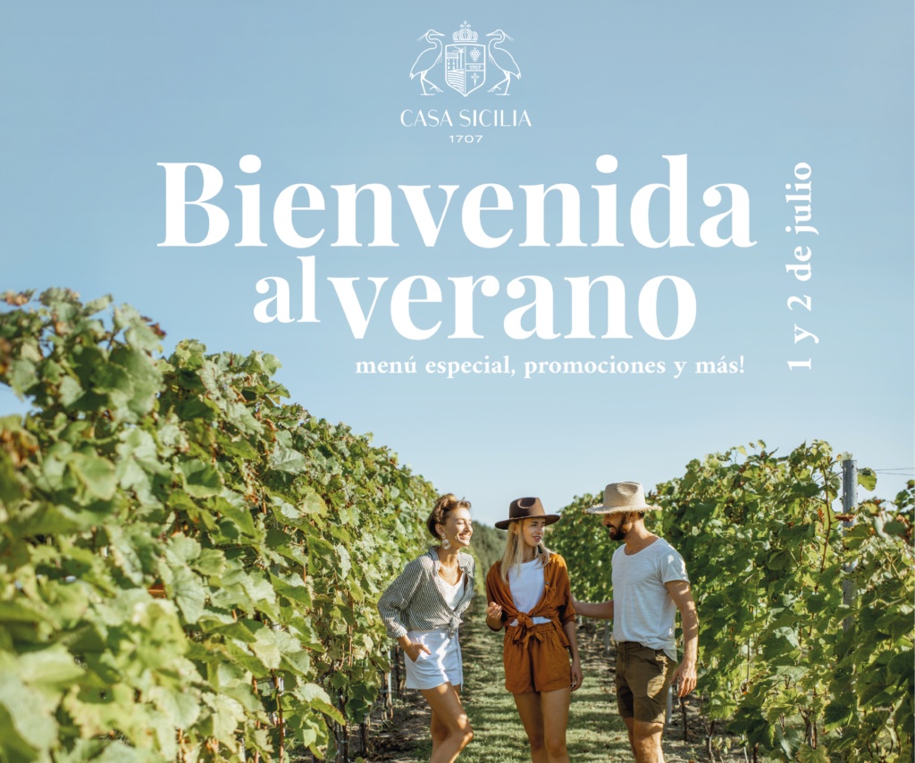 Casa Sicilia 1707 da la Bienvenida al Verano este fin de semana