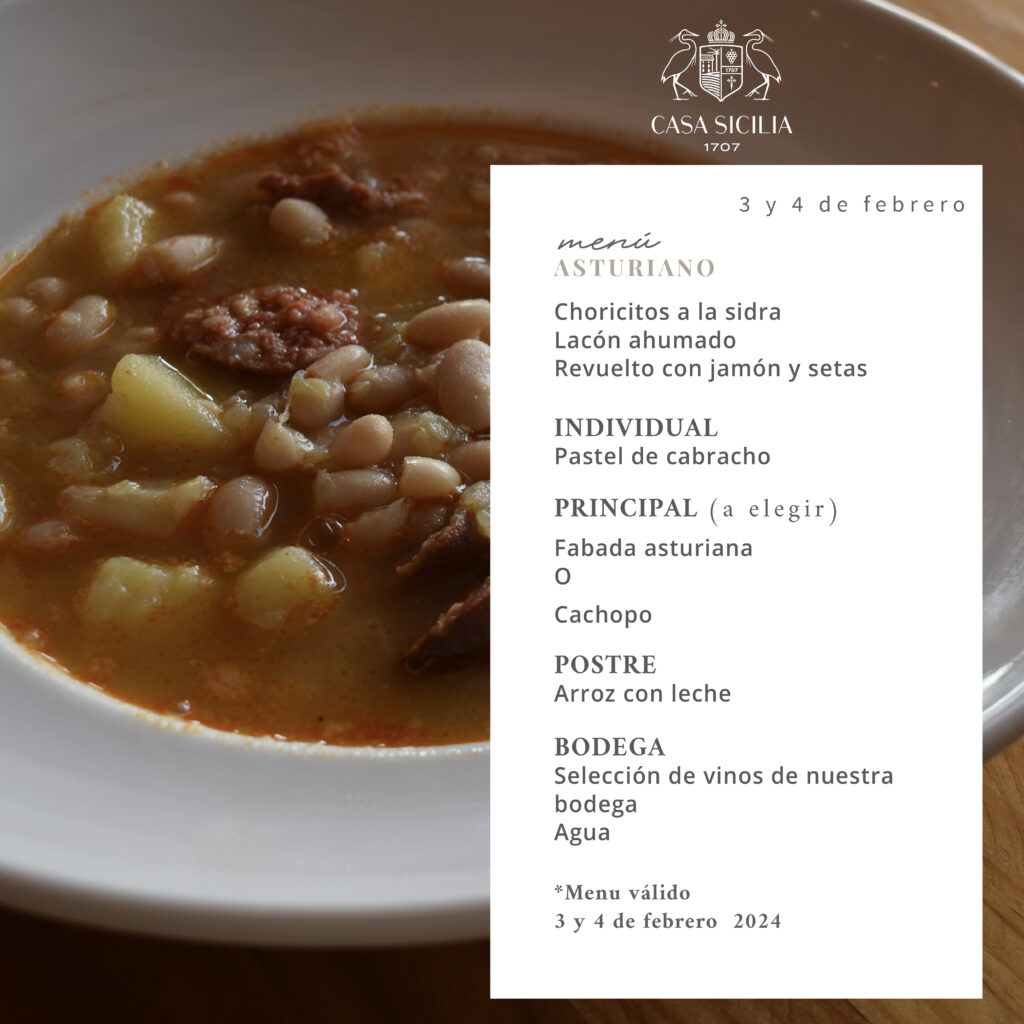 Este fin de semana saborea la tradición asturiana en Casa Sicilia 1707