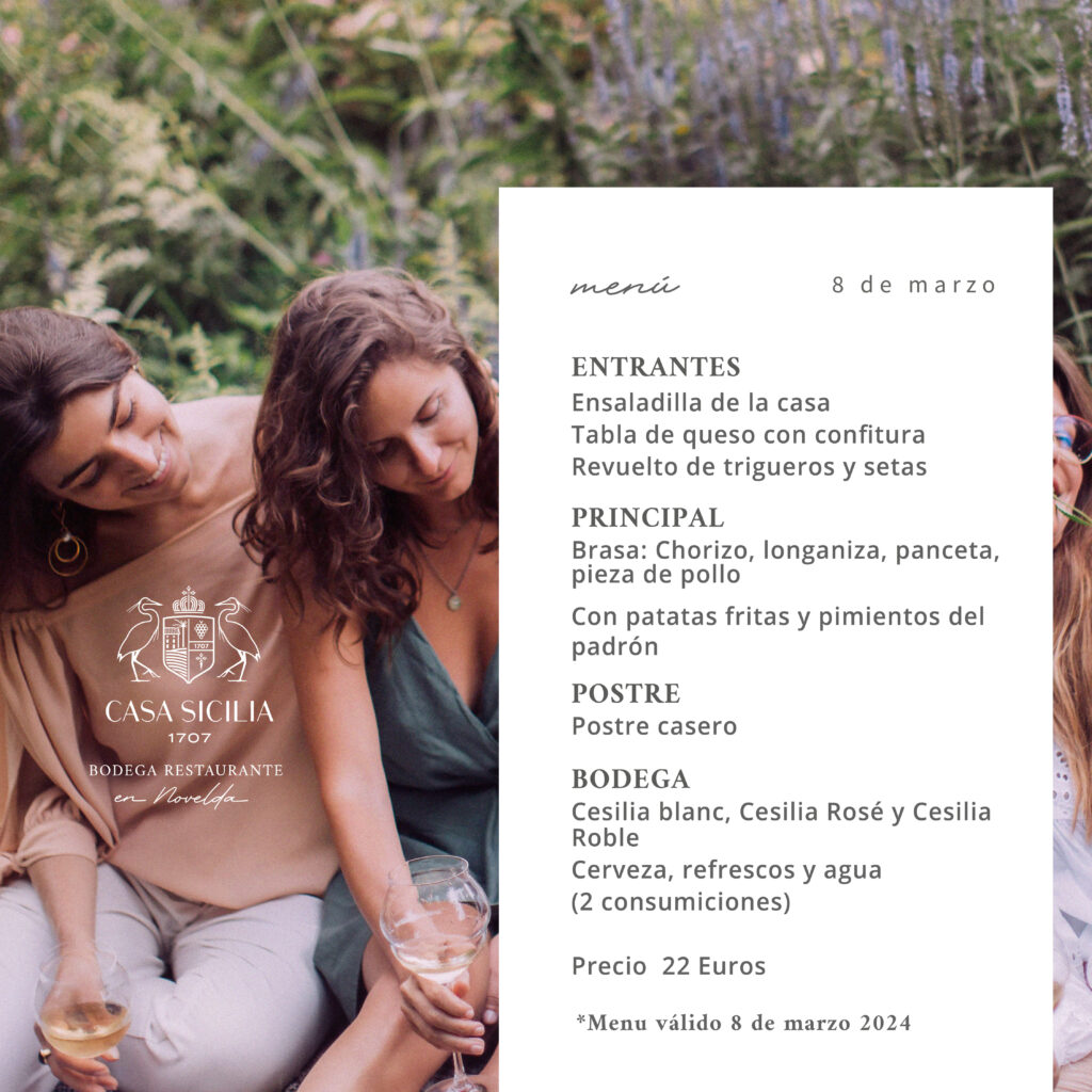 Descubre la experiencia única de nuestro Menú Especial en el Día de la Mujer