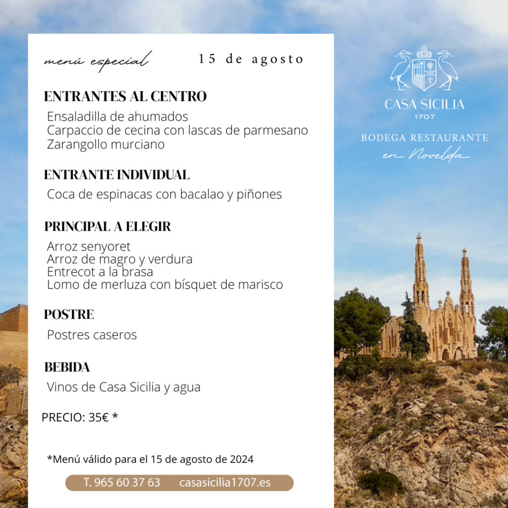 Celebra el Día de la Asunción en Casa Sicilia 1707: Un Festivo con Sabor a Tradición