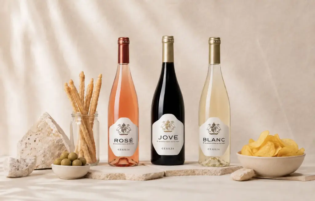 Vinos y aperitivo de la visita Sicilia Clásica