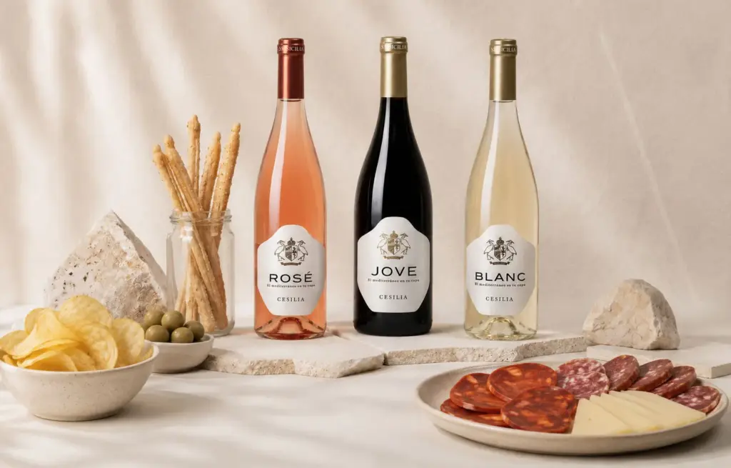 Vinos y tapas de la visita Sicilia Tapeo